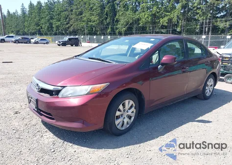 2012 Honda Civic Lx z USA, uszkodzony, nr VIN 19XFB2F54CE078246